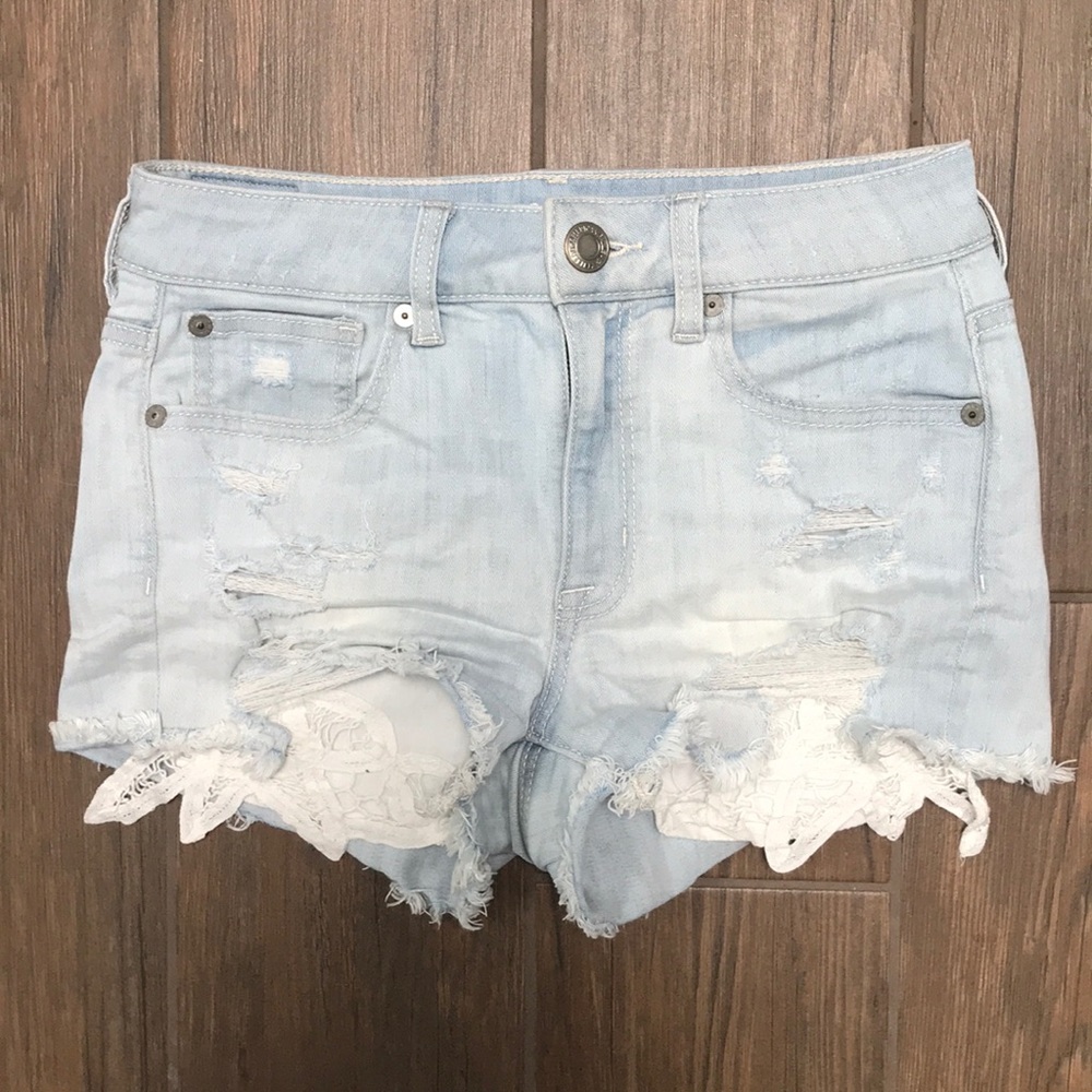AE Hi rise shortie- excellent condition